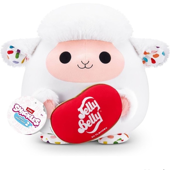 Snackles Series 2 Lamb & Jelly Belly 8 Inch Plush by ZURU (new) - Picture 2 of 6